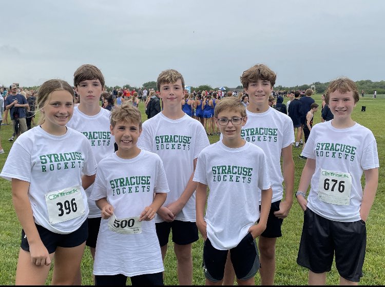 sdarockets's tweet photo. Junior high XC team! Elliot placed 6th for the boys and Rilynn placed 12th. Great performances from all of the athletes! https://t.co/2enet9ybCO