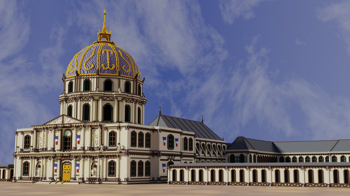 CulturalWonders's tweet photo. Les Invalides is live and free to download! 👇
Minecraft 1.16.5+
https://t.co/6KT0gYnyg1 https://t.co/2Gpvlk9H97