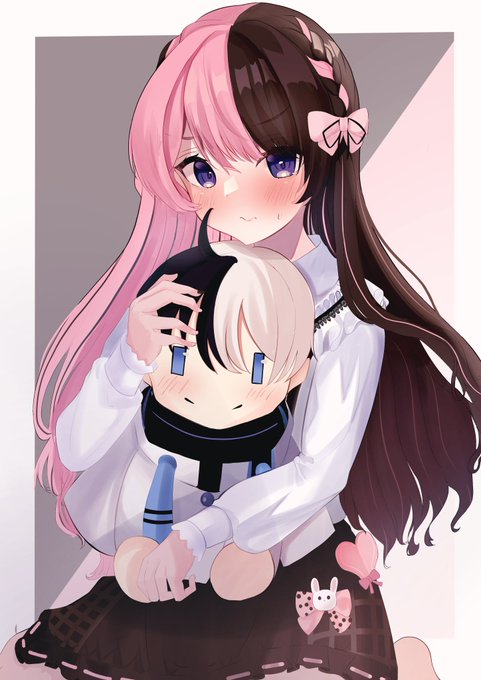 「オレオとアポロ」…てぇてぇ
#かみ絵いむ 
#ひなのの絵なの 