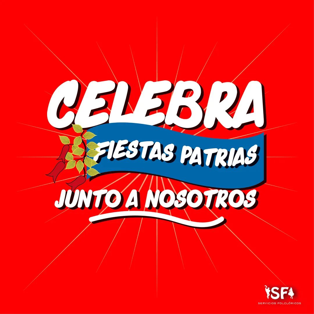 Llegó el mejor mes del año y disfrutaremos con todas las precauciones.  

serviciosfolcloricos.cl

#FiestasPatrias2021 #FelicesFiestasPatrias