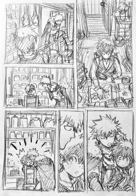 ラフ描き、💥🥦、十傑

勝己『ガブ!』
出久「ぎゃ! なんで噛むの?!!」 