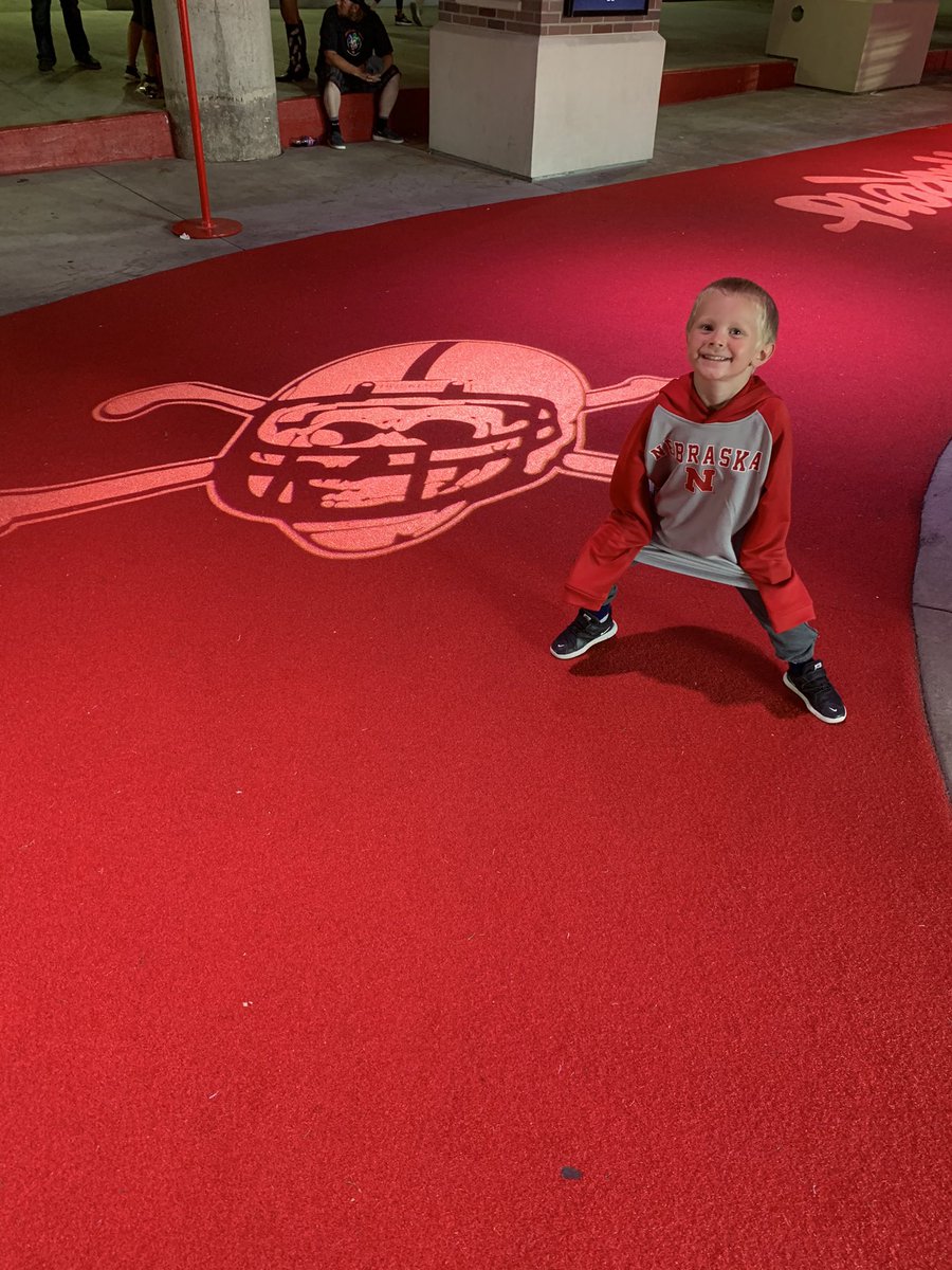 CoachJtHamm's tweet photo. Zayden’s FIRST Husker game and Nebraska wins big!
Life long memories were made today!🤍🌽🏈
I love you Zayden!❤️ #FirstHuskerGame #GoBigRed https://t.co/wHaMbX7tPE