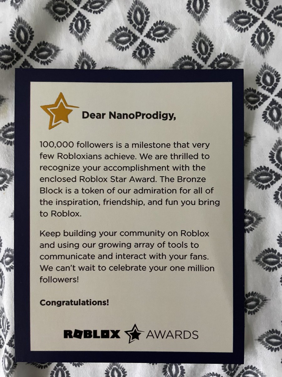 This is awesome! Thank you <a href="/Roblox/">Roblox</a> Let’s get to 1 million now 😤