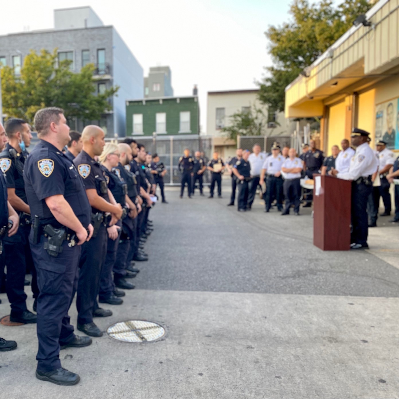 NYPD 67th Precinct on Twitter "Happening now Police Officers from all