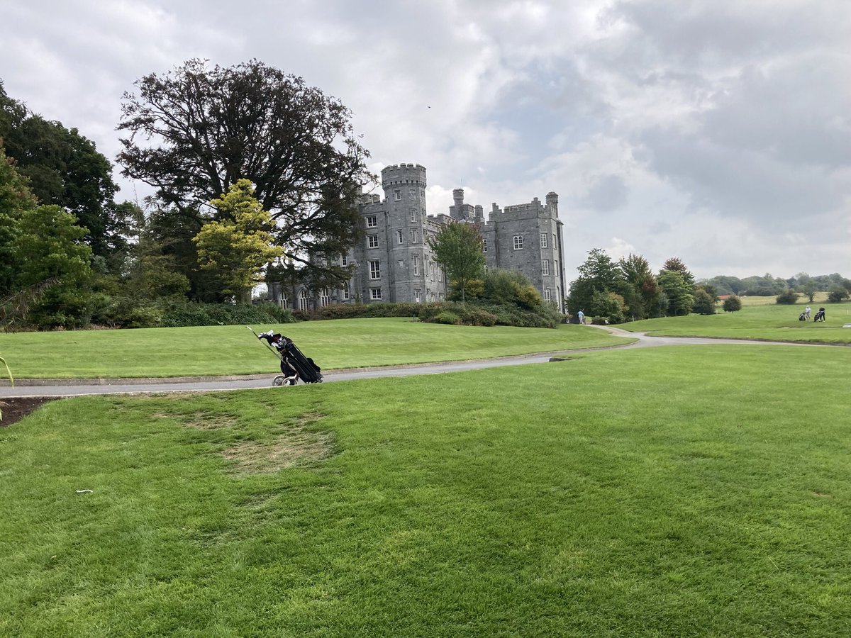 Finished up the Ireland trip with a round at the Jack Nicklaus signature course at Killeen Castle, just outside of Dublin. Hosted the Solheim Cup in 2011. Much like golf in the states, with the exception of an Irish castle from the 14 th century.