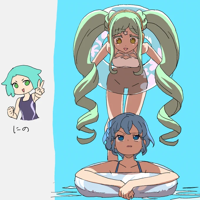 人類は水に浮くのが精々ってね 