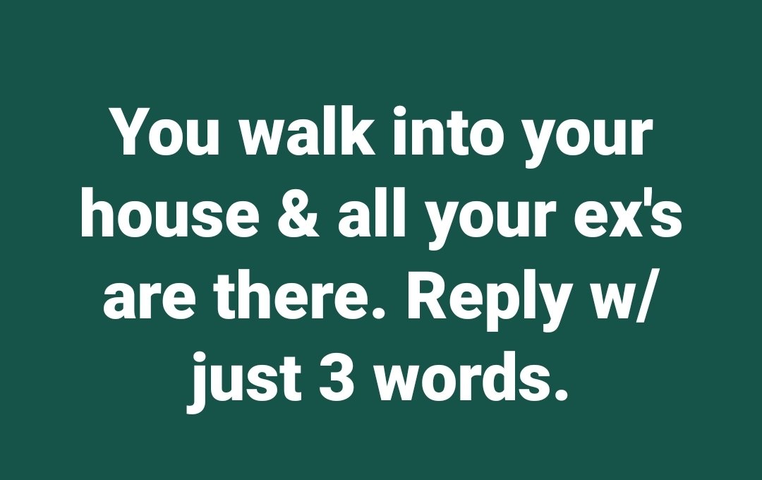 What's your 3 words? #AtHomeBored @SkillWill313 @DatGirlFriday @KiLaKaS @Lioness_Lala @DjVTown @CanswpP @ONEPRIDEdfw @rachmariesports @cknuds @WahoowaAZ @SammyTMcCarty @LovelymarisaT @MrHart__ @blue_jeep @4Lawson4 @AdinaRainbird @Silver_Rush67 @MoneyBagsMel20 @628jeff @CKPEP10