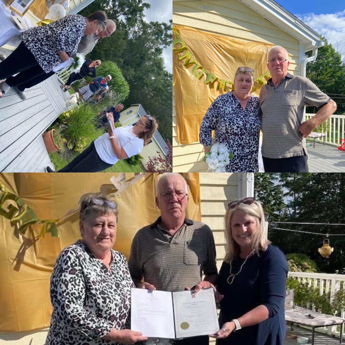 I was honoured to attend the 50th Wedding Anniversary of Carleton and Margaret Manthorne this afternoon. Surrounded by family and friends, the Truly an honour to be part of their special day! Please join me in wishing Carleton and Margie continued love, health and happiness.