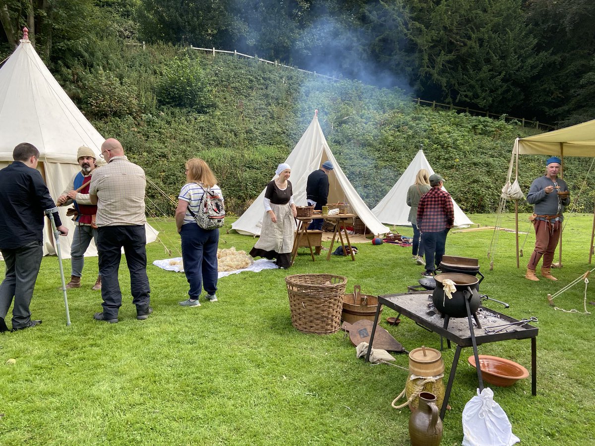I spent this morning at Furness Abbey medieval fair interviewing members of ‘the cast’ for research for my WIP. It turned out to be a great exercise, and I now have plenty of information to add to the story, and a few historical corrections.