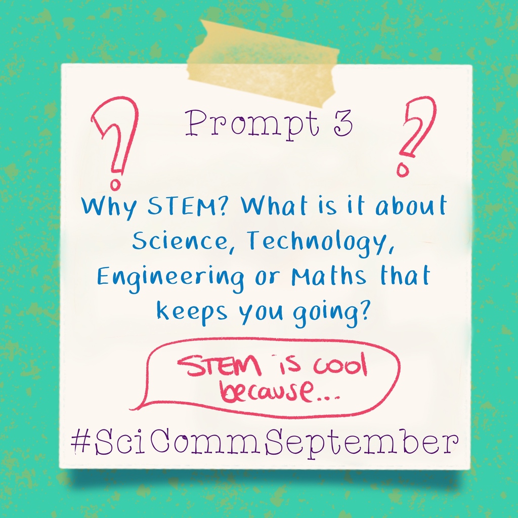avid_podcast's tweet photo. Challenge 3! 
Let's get #SciCommSeptember going with a some samples of why STEM is awesome, and what is it about STEM that keeps you going? Why do you enjoy what you do? 
I'm going to be super thrilled if you're able to share some pics of the awesome STEM things that excite you! https://t.co/5S4wRdsWes