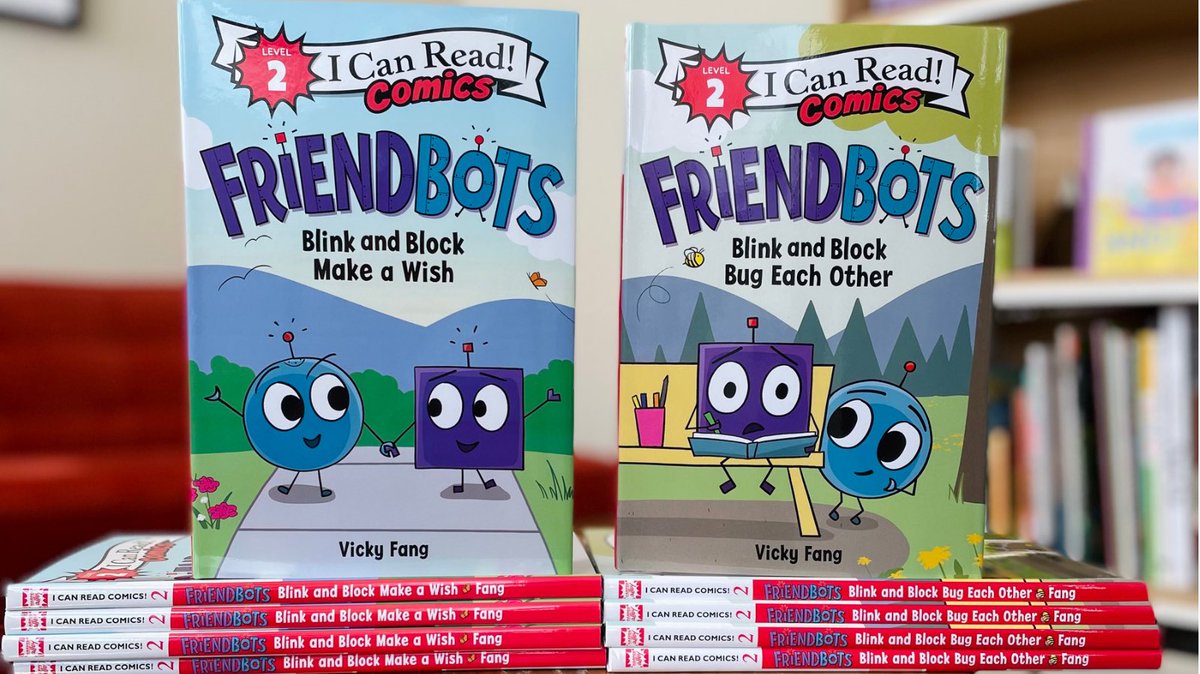 fangmous's tweet image. 10 books = 5 winners! It’s a #GIVEAWAY to celebrate the upcoming launch of FRIENDBOTS Book 2! Follow &amp;amp; RT to enter to win signed hardcover copies of both books 1 &amp;amp; 2. Bonus entry if you tag a friend! Winners will be selected at random on Thursday, 9/9.  (U.S. only)