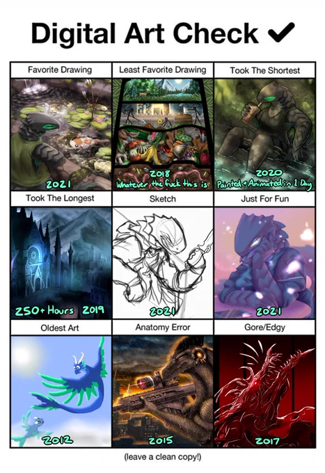 2021 Digital Art check time! Oh how time flies 