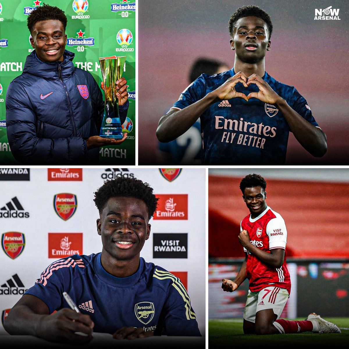 OluaKaka's tweet image. Happiest birthday 🎉 @BukayoSaka87 the arsenal family love you ❤️….star boy