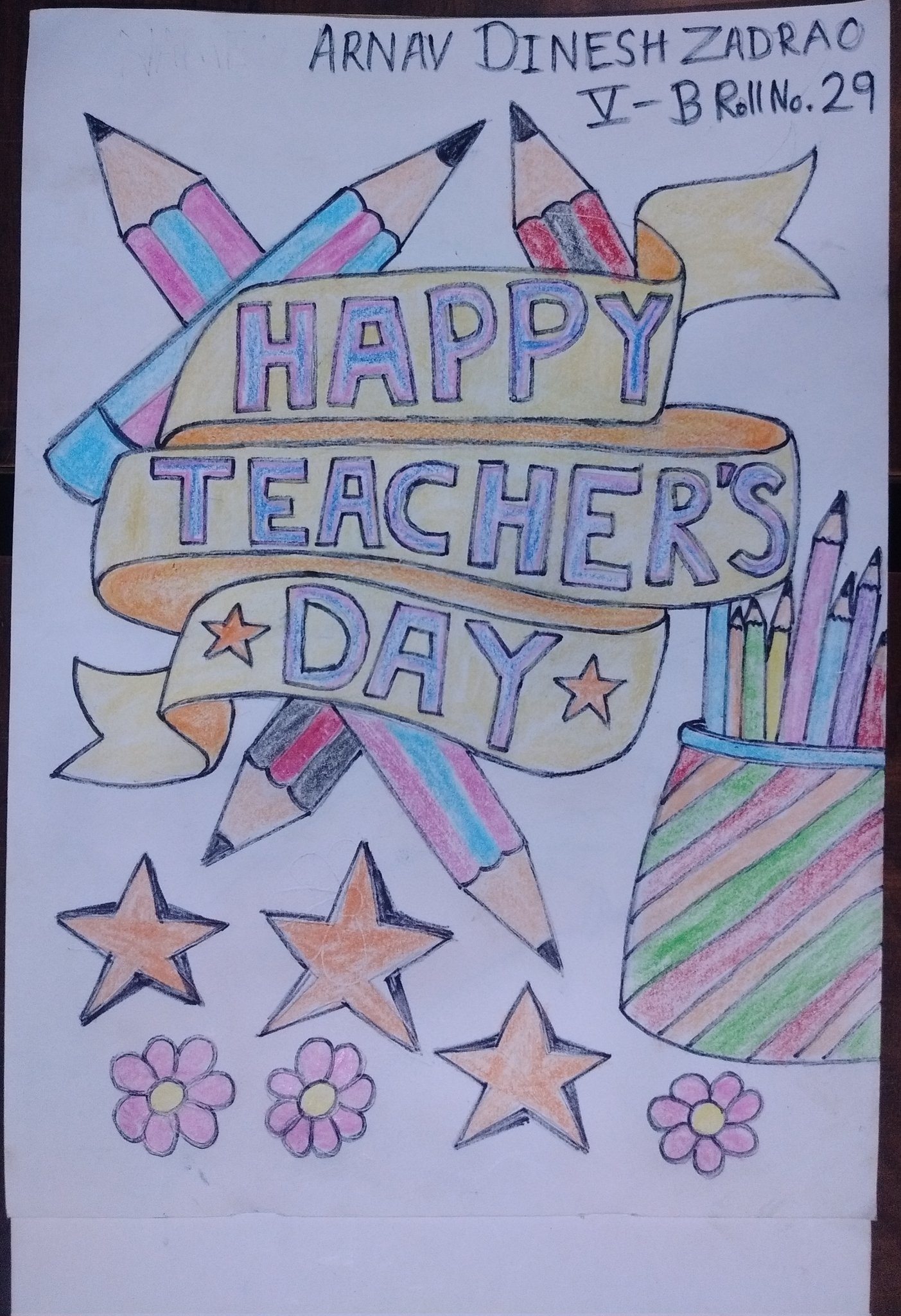 HOW TO DRAW TEACHERS DAY SPECIAL DRAWING EASY/TEACHER'S DAY POSTER IDEA  /HAPPY TEACHERS DAY DRAWING | Happy teachers day, Teachers day drawing, Teachers  day poster