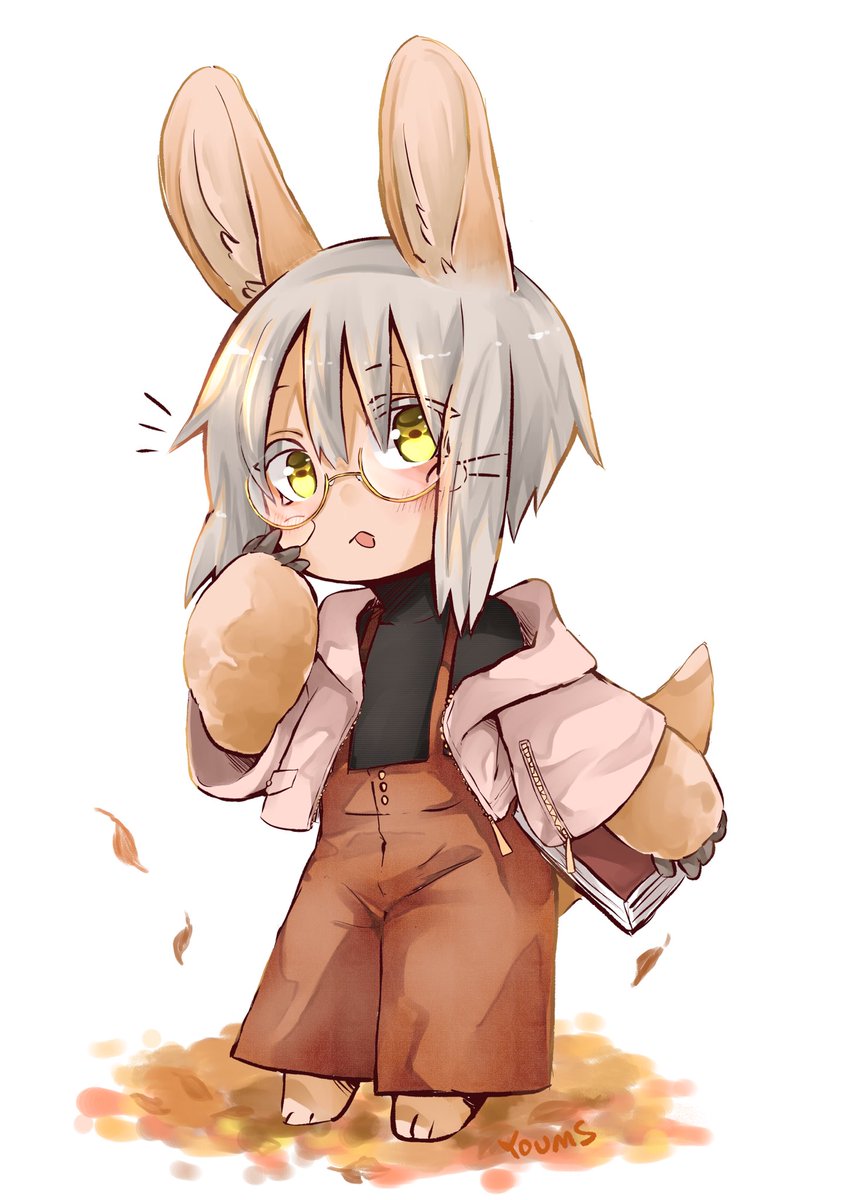nanachi (made in abyss) 1other animal ears glasses tail solo furry whiskers  illustration images