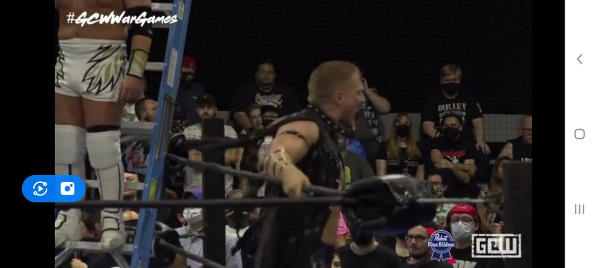 HaxenIcarus's tweet image. One day people are going to stop putting the fucking #irondemon .@theirondemon against these little dudes bro going to throw someone through the front door tonight! #GCWWarGames