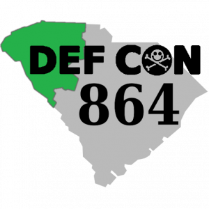 Thank you <a href="/defcon864/">DEFCON864</a> for your sponsorship of <a href="/BSidesGVL/">BSides Greenville</a>. We appreciate all you do for the community.
