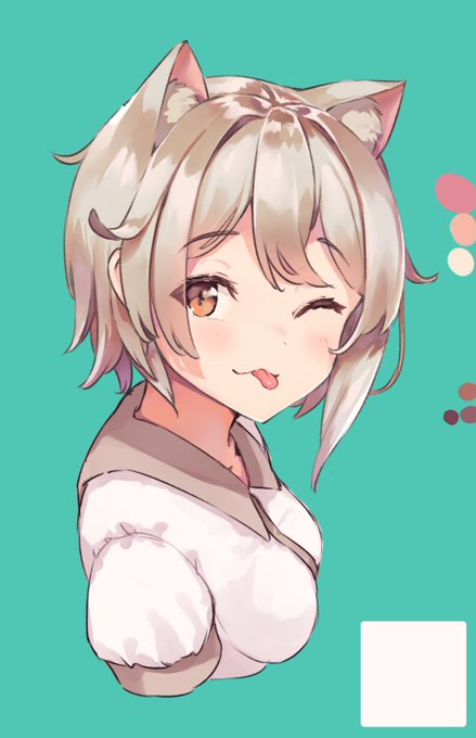 絵の練習オリキャラ 