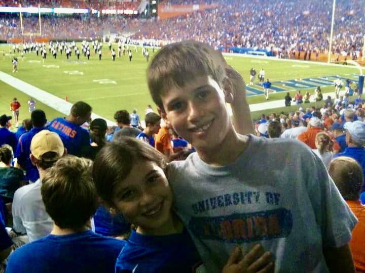 Exactly ten years ago today, we took Jaime and her brother to a Florida Gators game. She should be in college right now at UF and with her friends at tonight’s game, but she can’t be there because she was murdered by someone that shouldn’t have had a gun. 🧡💔🧡