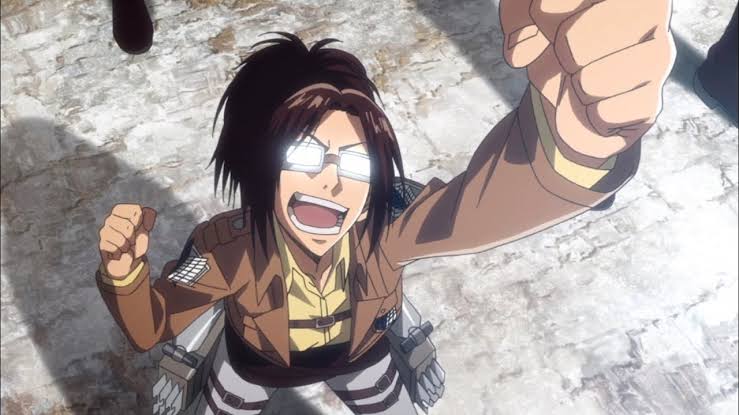 Crunchyroll.pt - (05/09) Feliz aniversário, Hange! 🎉🎉🎉 ⠀⠀⠀⠀⠀⠀⠀⠀ ~✨  Anime: Attack on Titan