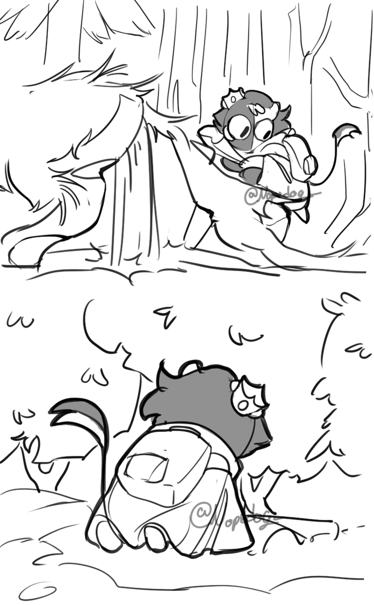 Nopedog_'s tweet photo. Lore lore lore [click the images or I will cry]
[P1/2]
#littleguyau https://t.co/Eq4fNZqCB4