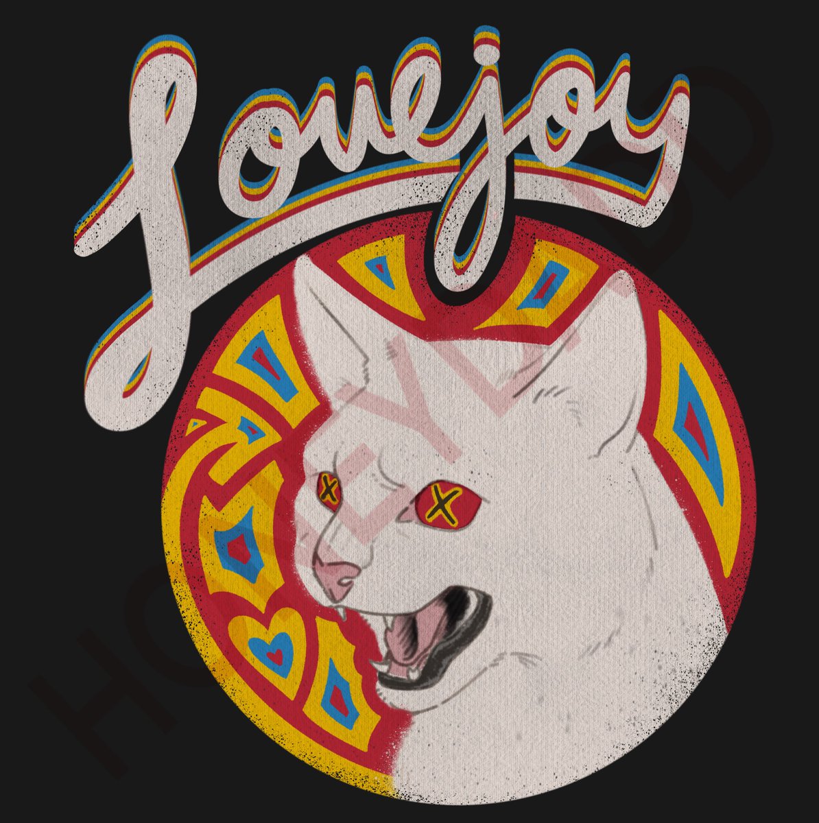 the new lovejoy twitter layout reminded me of 80s/90s band tees so I did my take on a lovejoy band tee 
-
#lovejoyfanart 
