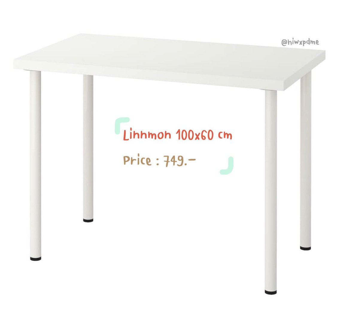 hiwxpdme's tweet image. น้องลินมูนมาแล้วค้าบ ตอนนี้ยังมีใครสนใจน้องโต๊ะอีกมั้ยงับ
— llinnmon 100x60 cm 
สามารถ dm มาสอบถามได้เยยน้า จัดส่งภายในวันที่ 9 คั้บ✨💗🙆🏻‍♀️ #อีเกีย #อิเกีย #หิ้วikea #หิ้วอีเกีย #โต๊ะอิเกีย #โต๊ะikea #รับหิ้ว