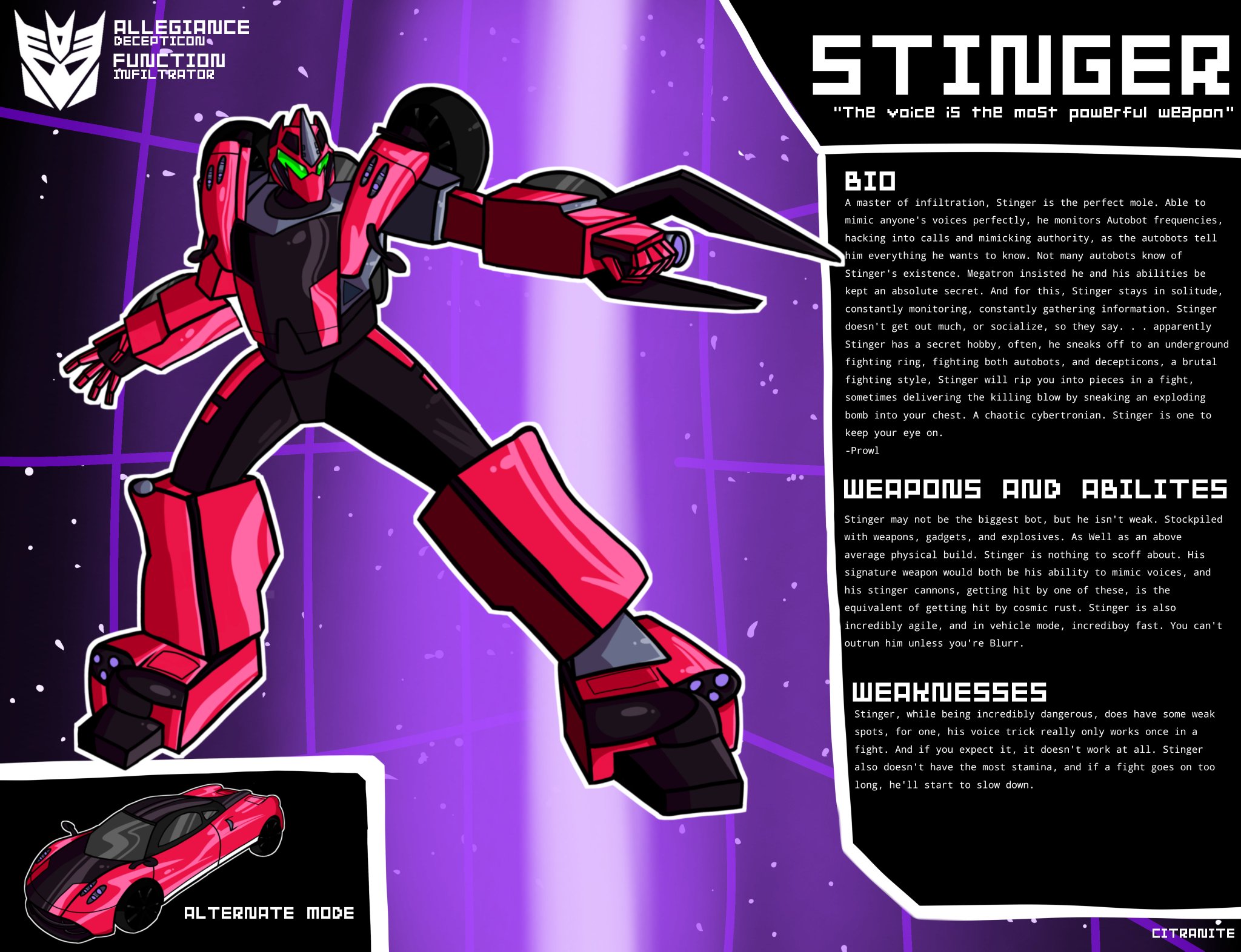 Transformers stinger g1 discount