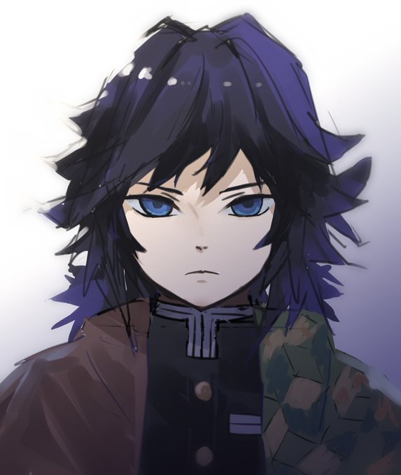 これいトさんがTwitterに投稿した冨岡義勇(鬼滅の刃)のイラスト。