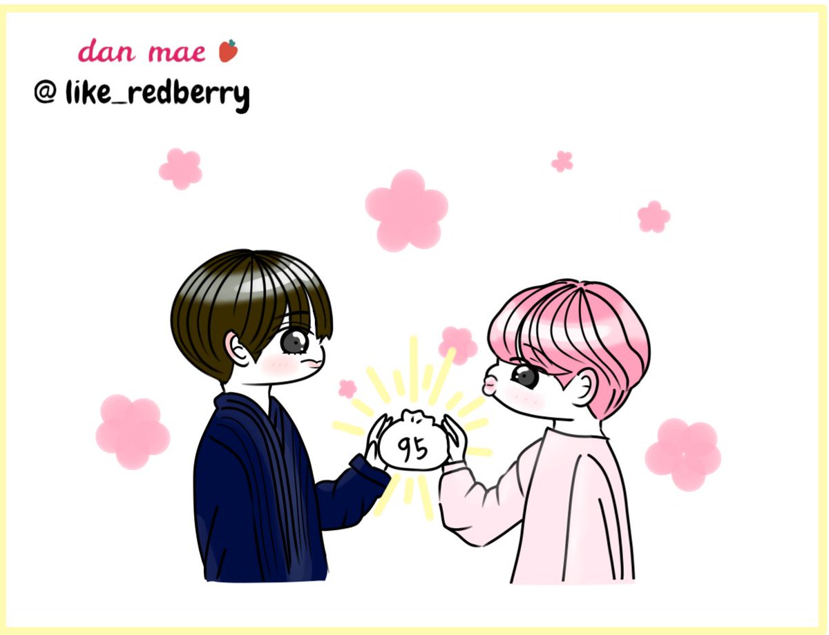 like_redberry's tweet photo. 구오 구오~ 🐯🥟🐣
#뷔민 #vmin #95z #95day #구오데이 #Happy95zDay https://t.co/Ba7bPlNntl
