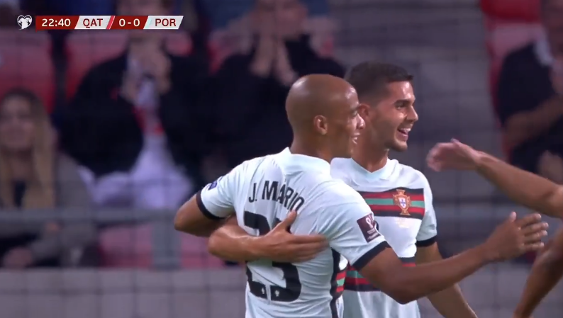 foet247europa's tweet photo. Otávio marked his international debut with a goal as Portugal beat Qatar 3-1. #QATPOR https://t.co/FCH69auhJR
