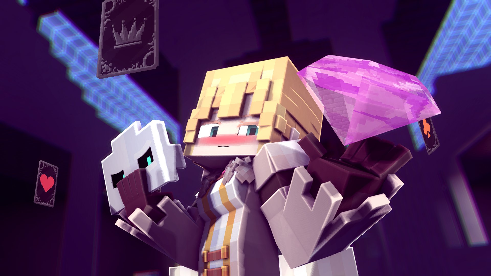 Mebig(메빅) on X:  #Minecraft #Mineimator  #Mine_imator #wallpaper #render #character #video   / X