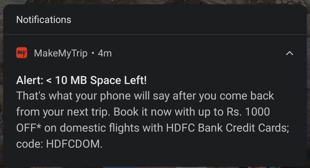saurabhs0810's tweet image. What a way to get a user&apos;s attention.
@makemytrip #Clickbait
#makemytripclickbait