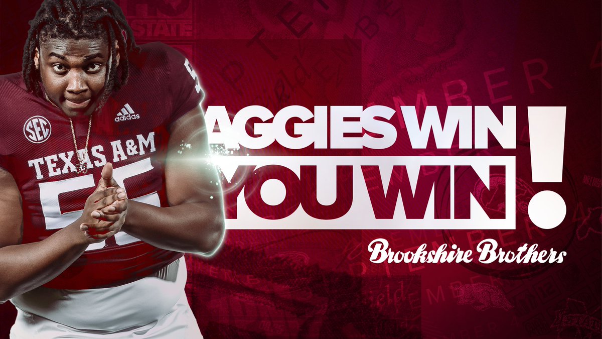 Texas A&M Football (@aggiefootball) on Twitter photo #12thMan, when the Aggies win, you win. ๐
The first 1,000 fans to show tonight's ticket to customer service at <a href="/BrookshireBros/">Brookshire Brothers</a> in College Station by Friday can claim a free pint of Fresh Harvest ice cream. ๐ฆ
#GigEm #12thMan, when the Aggies win, you win. ๐
The first 1,000 fans to show tonight's ticket to customer service at <a href="/BrookshireBros/">Brookshire Brothers</a> in College Station by Friday can claim a free pint of Fresh Harvest ice cream. ๐ฆ
#GigEm