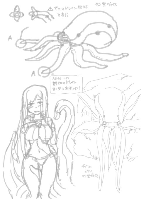 新型タコ型ヴァイスに関するデータです。皆さんの会敵時のご報告も今後の対応に有効となりますのでご報告ください。 