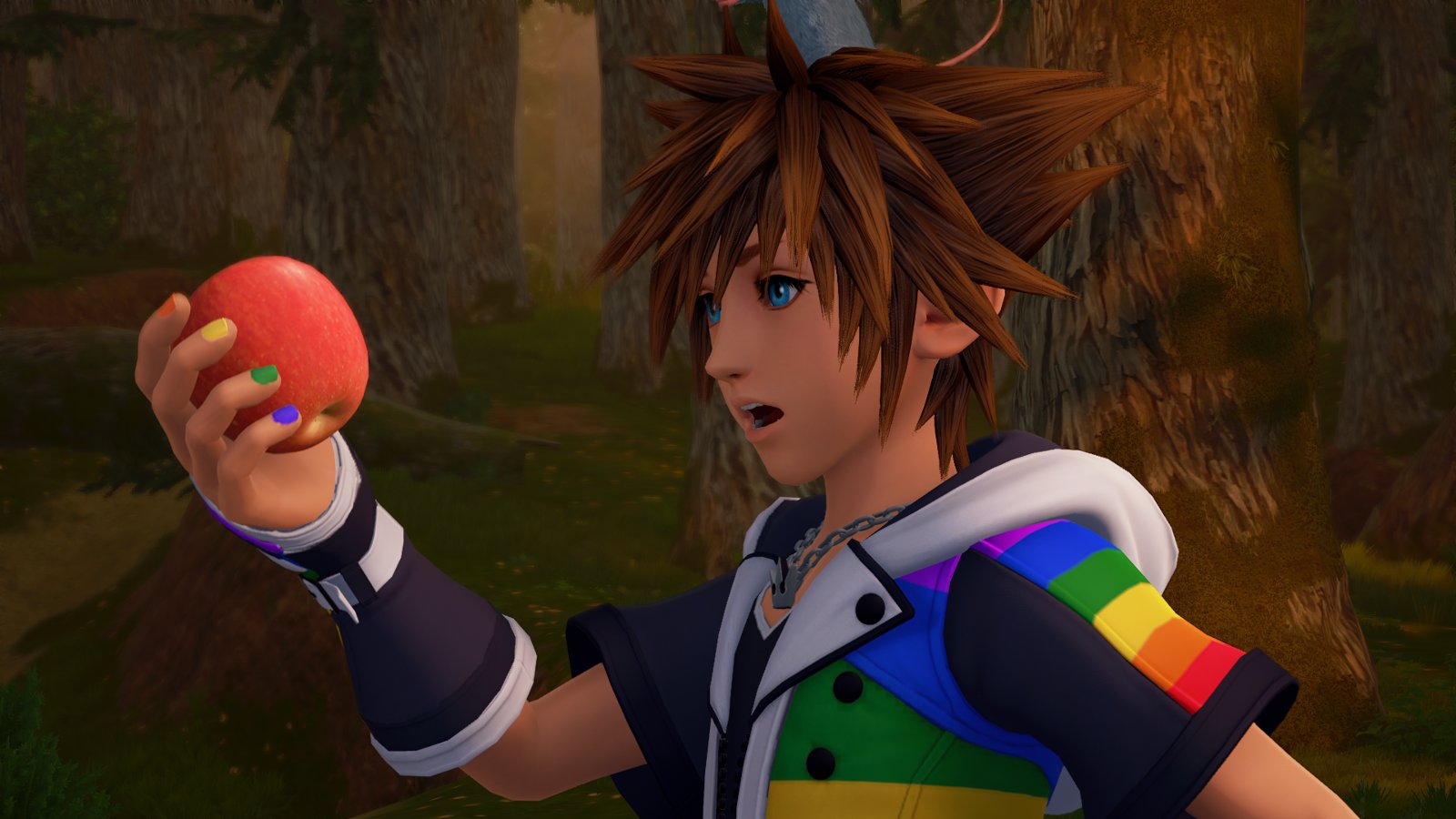 “i made a kh3 mod that gives sora a pride outfit based off of @ kizeliii &a...