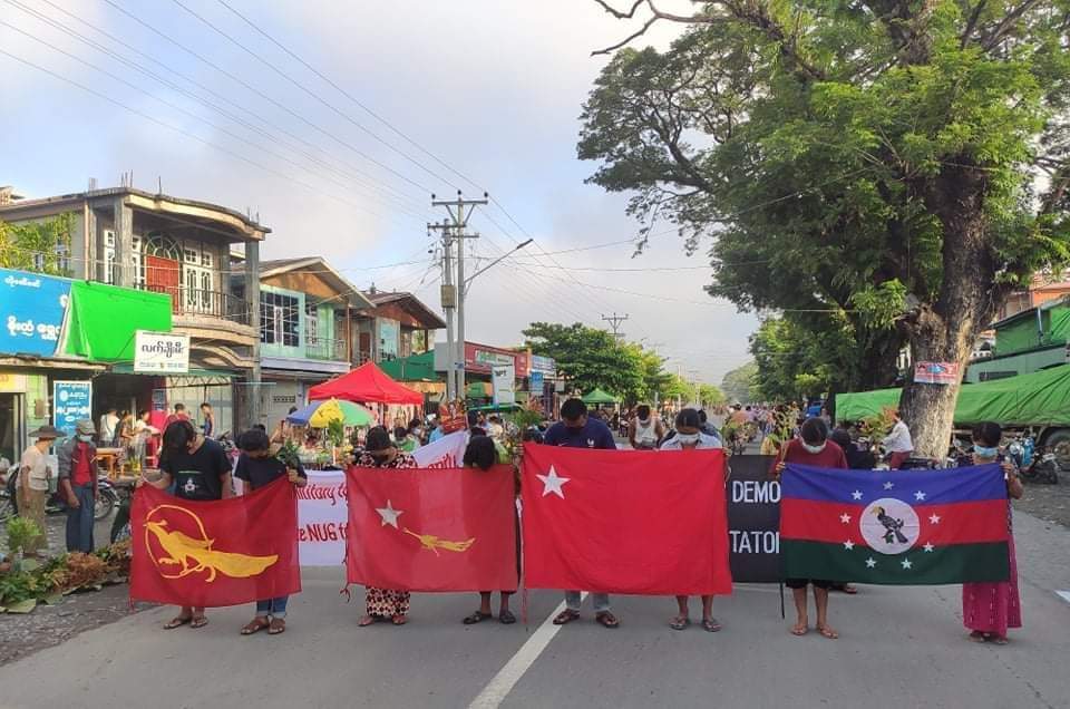 LeeDam_3's tweet photo. The people of #Kale Tsp have shown their desire for DEMOCRACY, regardless of epidemics and violence.
LEGITIMACY FOR NUG

#Sep5Coup
#WhatsHappeningInMyanmar https://t.co/We1cZA3iCC
