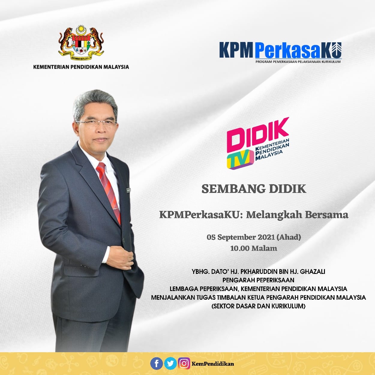 Timbalan Ketua Pengarah Pendidikan Malaysia Kpm On Twitter Esok