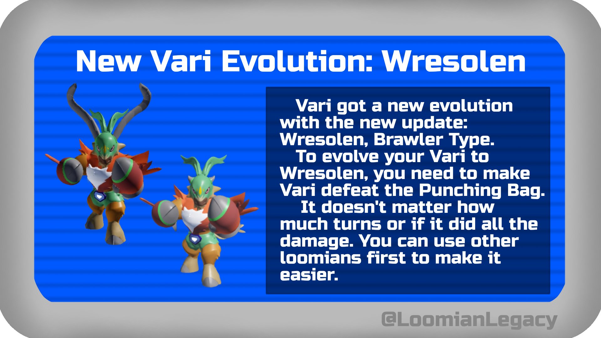 How To Get EVERY VARI EVOLUTION In Loomian Legacy! 