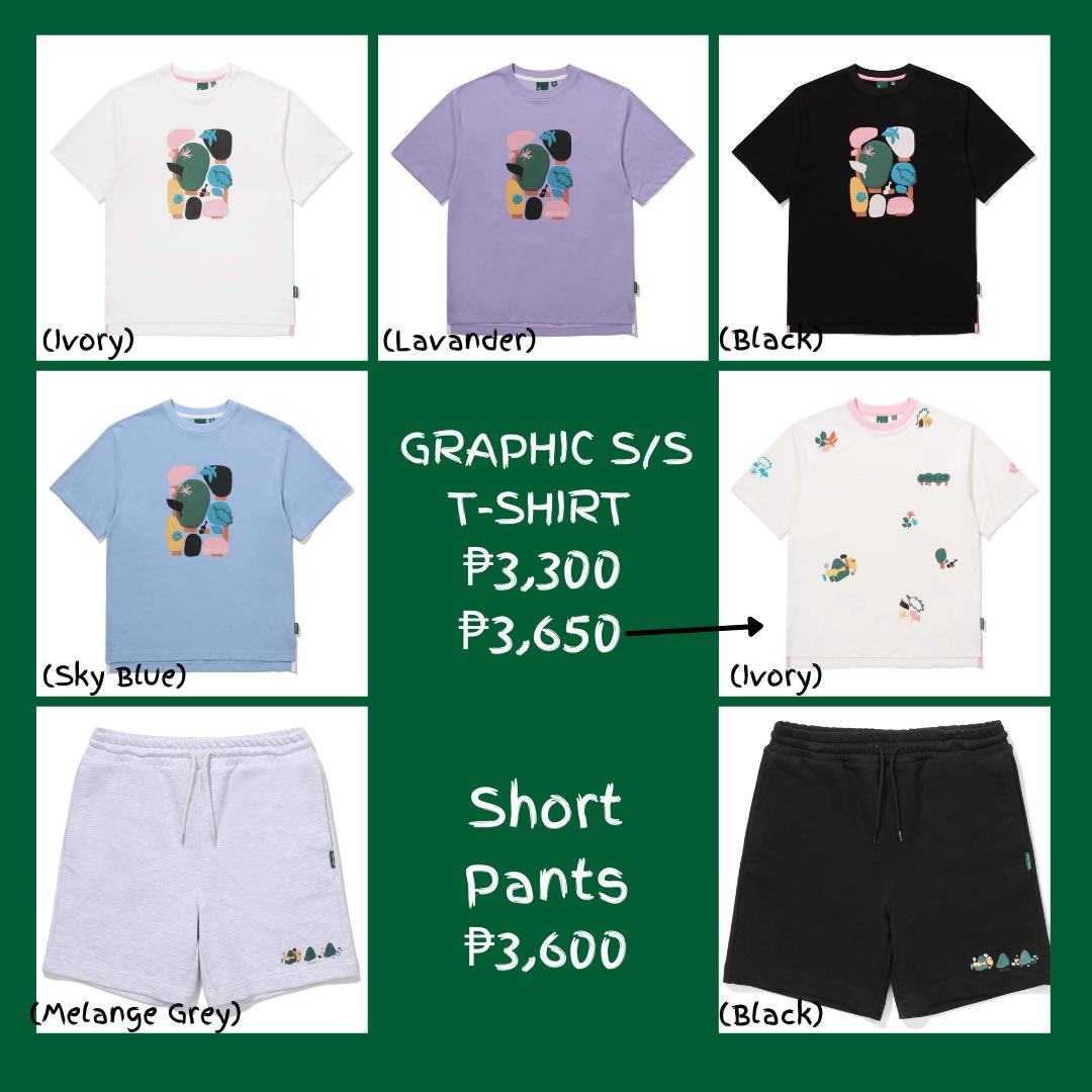 OneStopKShop17's tweet photo. BTS IN THE SOOP POP-UP STORE OFFICIAL MERCH🌳

• Zip Up Hoodie
• Jogger Pants
• S/S T-shirt
• Graphic S/S T-shirt
• Short Pants
• L/S T-shirt
• Half Zip Sweatshirt
• Graphic L/S T-shirt
• Graphic T-shirt/Sweatshirt
• Pajama Pants

wts | lfb | ph go
#OneStopKShopGO https://t.co/Muwp9Ery8C