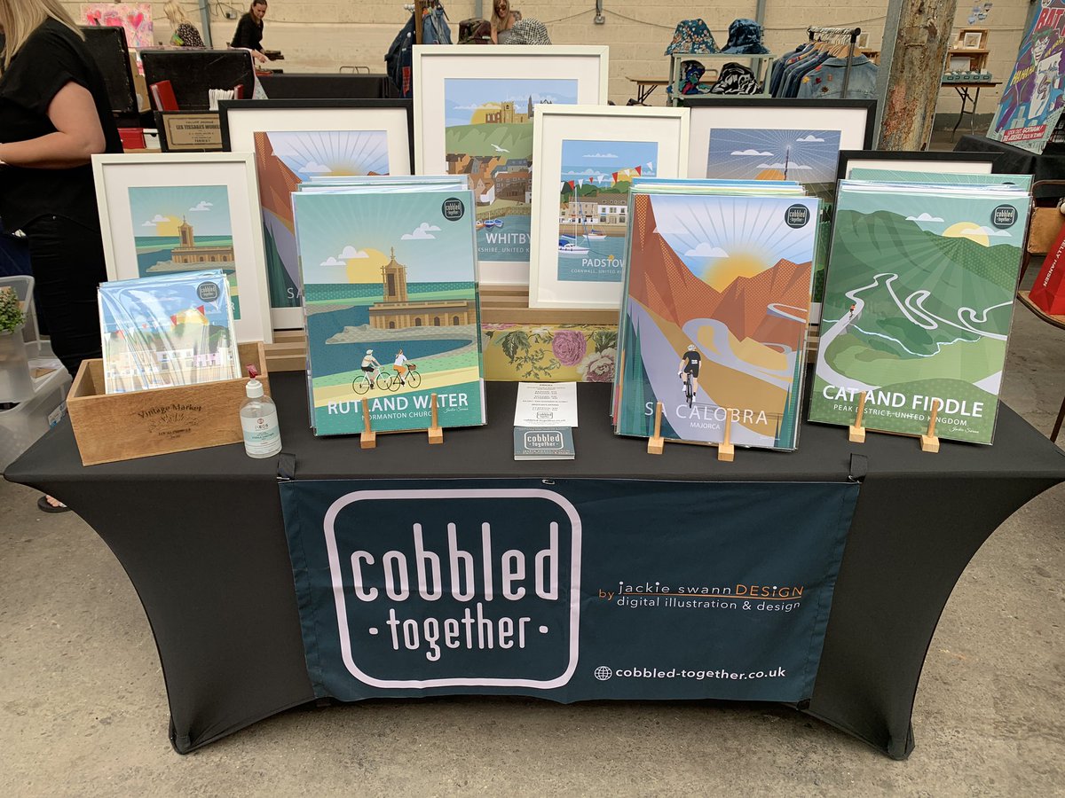 DesignSwann's tweet image. I’m @BartonBrosLtd Sunday craft market today in Chilwell, special discounts on the day but if you can’t make it, you can use SummerSale10 online to receive 10% off all my prints.