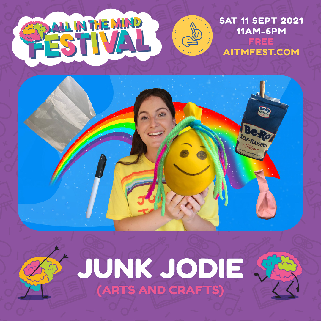aitmfest's tweet photo. Join @ArtsJodie  in Glebe Gardens on Sat 11 Sep to make make your very own rainbow-haired stress ball ✂️🎨🧠🎪

A great creative making session for all the family, book your free #AITMFEST tickets here
🎟 https://t.co/1sqZufykIn https://t.co/4AfZ3L0oaH