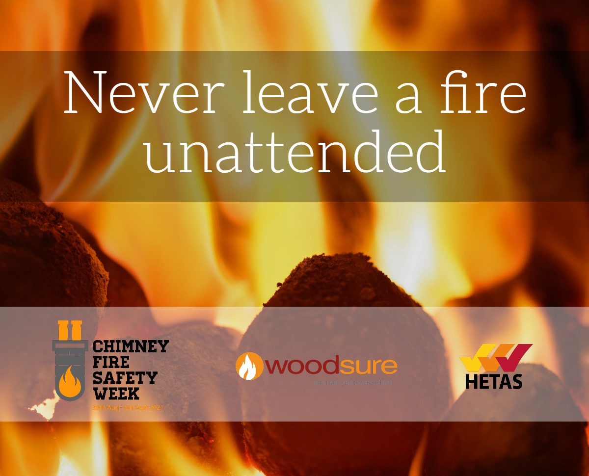 HETAS on Twitter "Never leave a fire unattended 🔥 Remember to let the