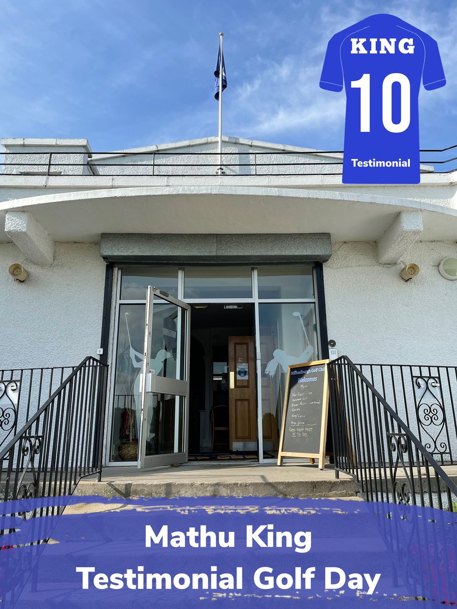 MusselburghAth's tweet image. We’re here at The Musselburgh Golf Club ahead of The @mathuking10 Testimonial Golf Day.

Delighted to finally be starting the testimonial festivities and we couldn’t have picked a better day.

Good Luck to all and head into the clubhouse before Tee Off for a free breakfast roll.
