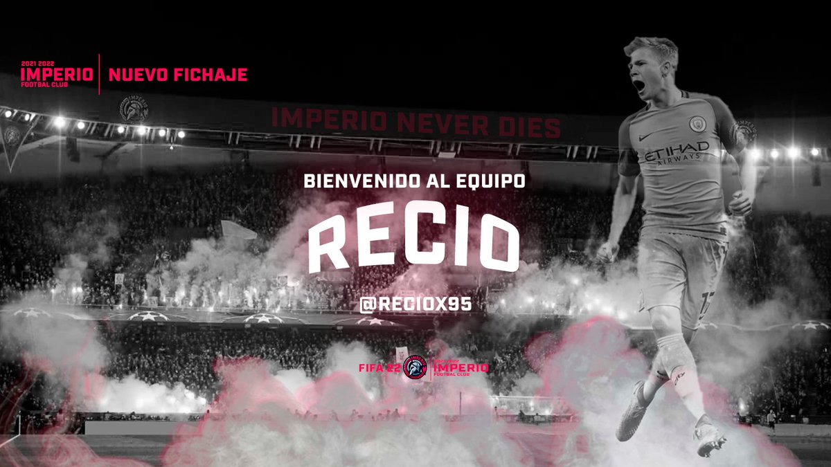 IMPERIO_nd's tweet image. ❗️NUEVO FICHAJE❗️📝

Damos la bienvenida a @RECIOX95 , jugador experimentado. Es el mago del terreno de juego, con un llamativo toque de balón y un control del juego soberbio.

¡BIENVENIDO! 💪

#IMPERIONEVERDIES 🖤❤️🤍