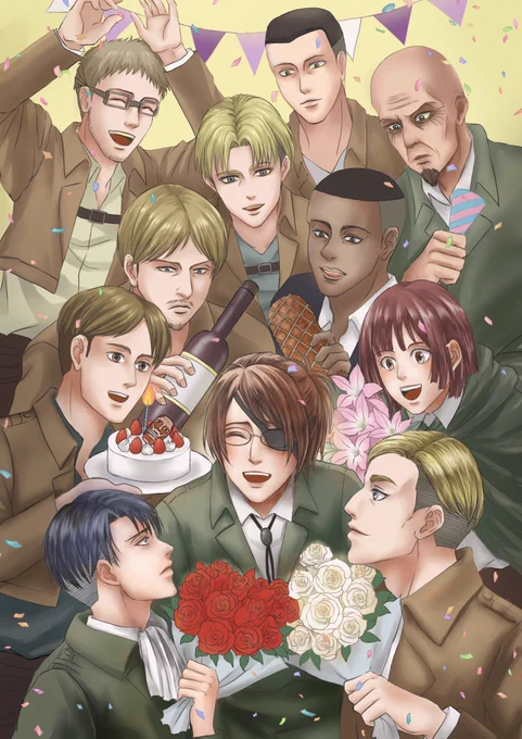 ハンジさん、お誕生日おめでとうございます🎂🎉✨
最高の推し、ずっと大好きです!!

HAPPY BIRTHDAY HANGE
WE ALL LOVE YOU❤️✨

#ハンジ生誕祭
#ハンジ生誕祭2021
#ハンジ・ゾエ生誕祭
#ハンジ・ゾエ生誕祭2021 