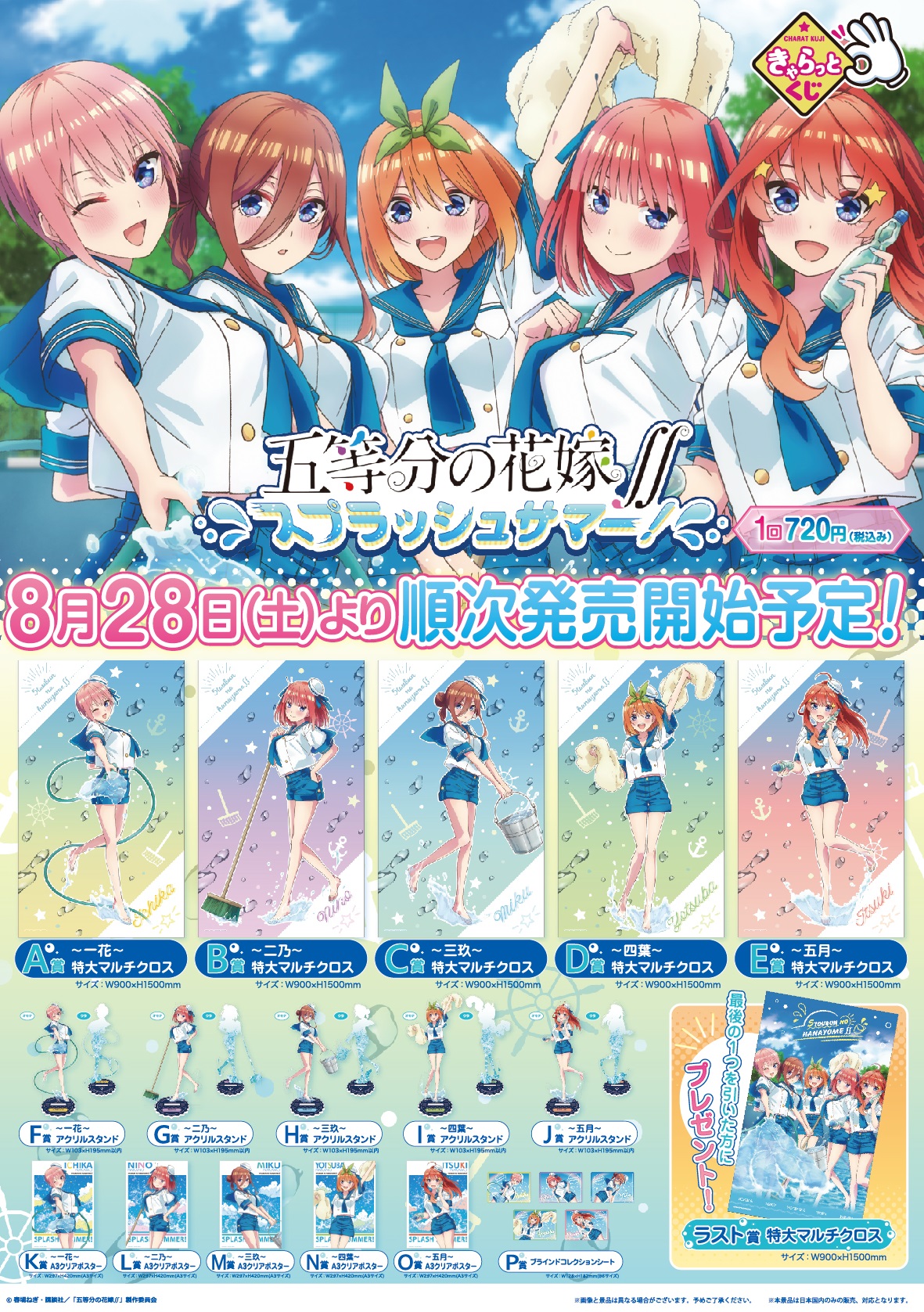 五等分の花嫁 きゃらっとくじ