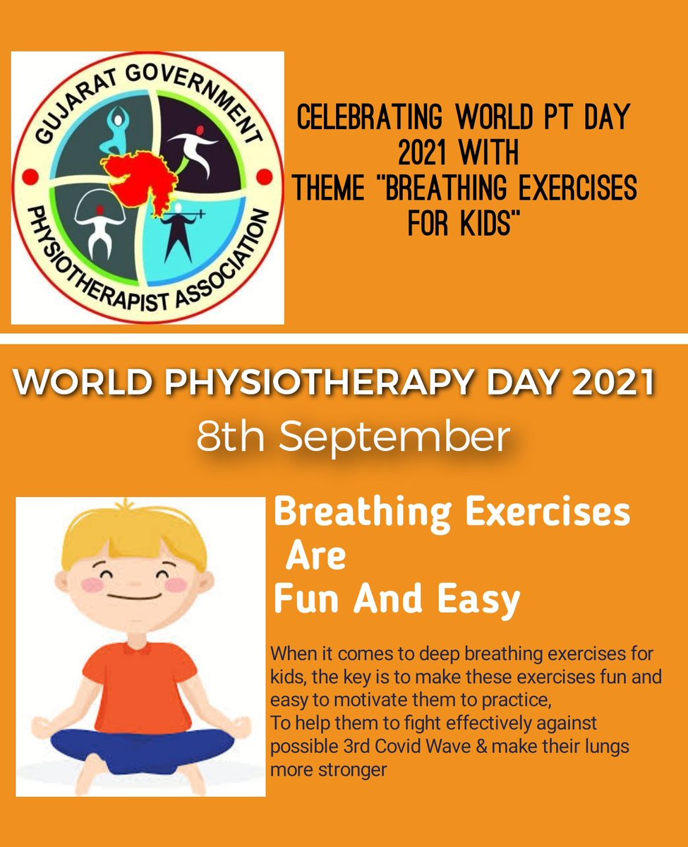 Thank you to the Government of #Gujarat & Deputy CM Sri @Nitinbhai_Patel sir for their blessings and greeting on the occasion of #worldphysiotherapyday2021.It increased our enthusiasm and energy remarkably for the special day and events💐🙏🙏 @GujHFWDept @JpShivahare @dinkar_dr