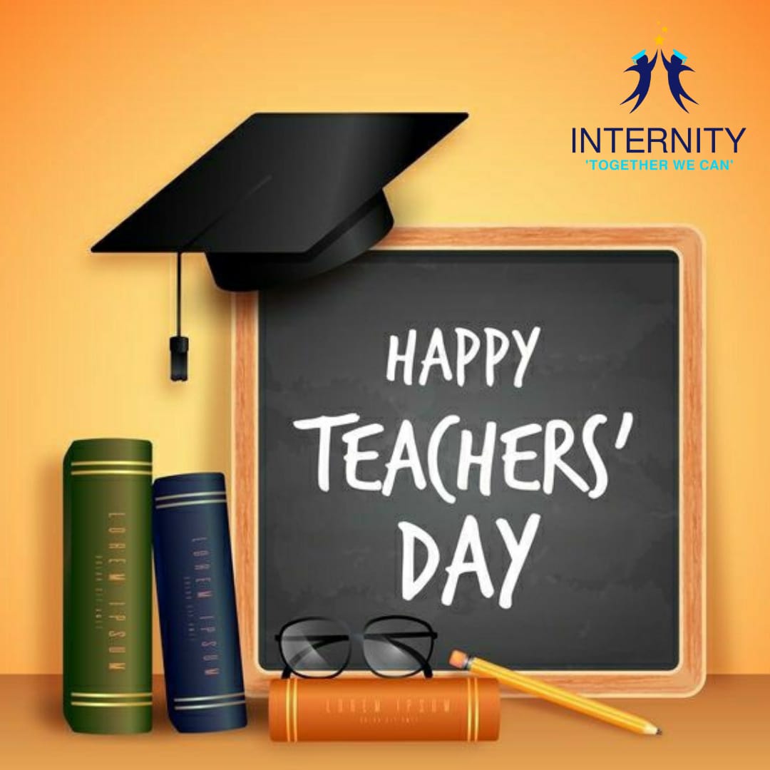 internity_learn's tweet image. A teacher is someone who nourishes the souls of the students for a lifetime. Happy Teachers&apos; Day to all the teachers!

#teachersday2021 #teacher