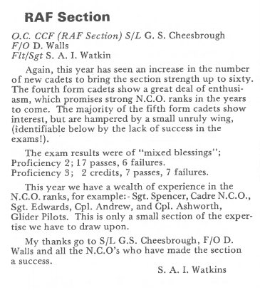 kgsraf's tweet photo. RAF section news from 1978 in an old copy of the Kirkhamian #bitofhistory @KirkhamGrammar @AirrecC 60cadets! Something to work towards …… @KGSCCF https://t.co/qTr5Vp7ULU